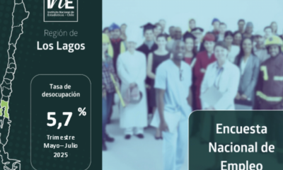 desocupacion en los lagos cifra alcanza 57 en el trimestre mayo julio 2025 segun ine