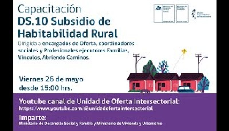 subsidio ds10: construye tu casa rural en terreno propio hasta diciembre 2025
