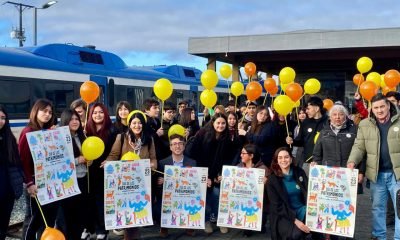patrimonio ferroviario estudiantes de llanquihue en tren a puerto montt