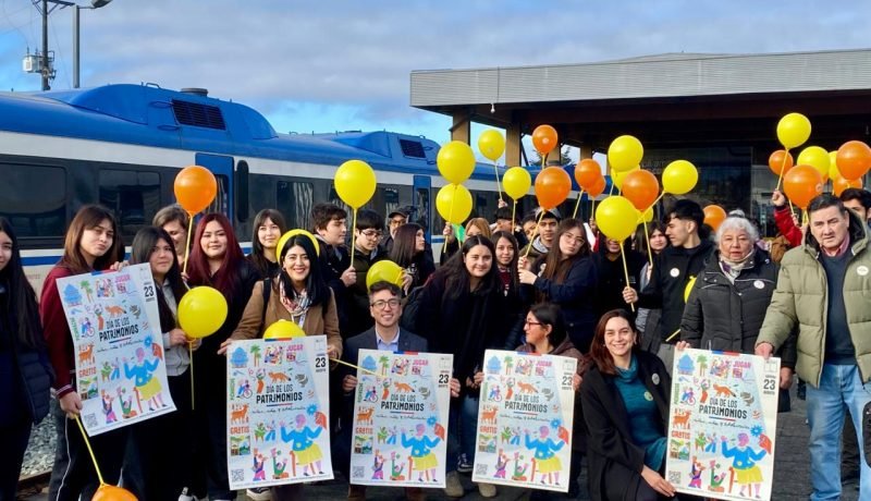 patrimonio ferroviario estudiantes de llanquihue en tren a puerto montt