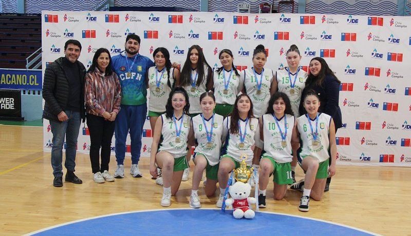 puerto varas en la cima rumbo al nacional de basquetbol escolar femenino
