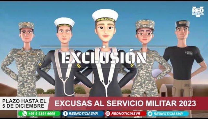 servicio militar 2026: convocados y excusas válidas en chile