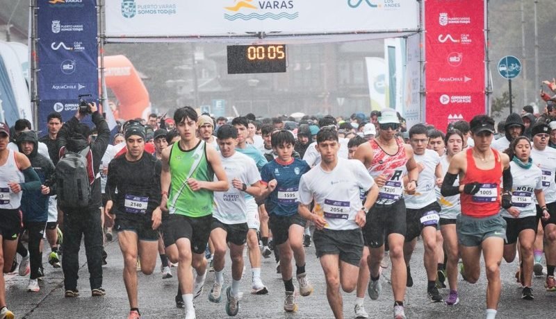 media maraton puerto varas lluvia y deporte en la region de los lagos