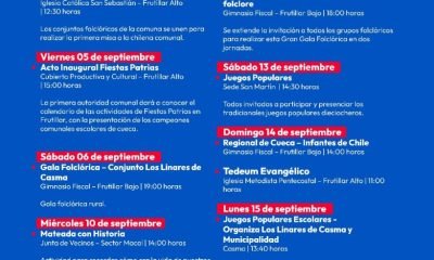 frutillar inicia fiestas patrias 2025 con completo programa de celebraciones