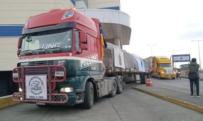 caravana de camioneros en los lagos exige conectividad nacional