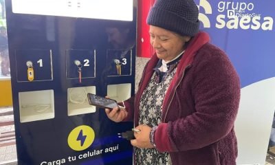 saesa instala tótem de carga en cesfam de osorno