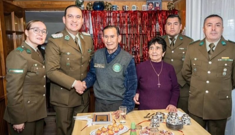 sargento bernardino gomez 97 anos de trayectoria en carabineros