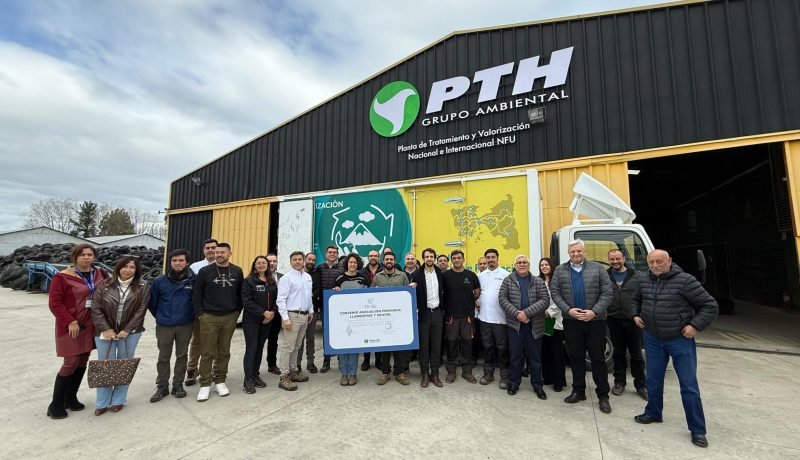 llanquihue impulsa el reciclaje de 90 toneladas mensuales de neumaticos con convenio neuvol