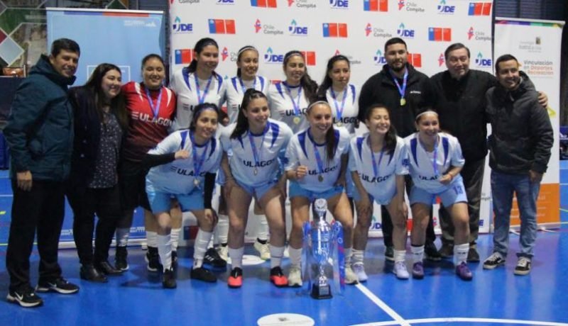 ula puerto montt bicampeona regional de futsal femenino ldes
