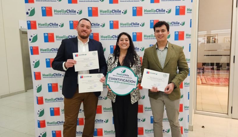 transportes puelche recibe sello huella de carbono por sostenibilidad