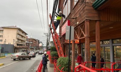 puerto varas avance en retiro de cables obsoletos