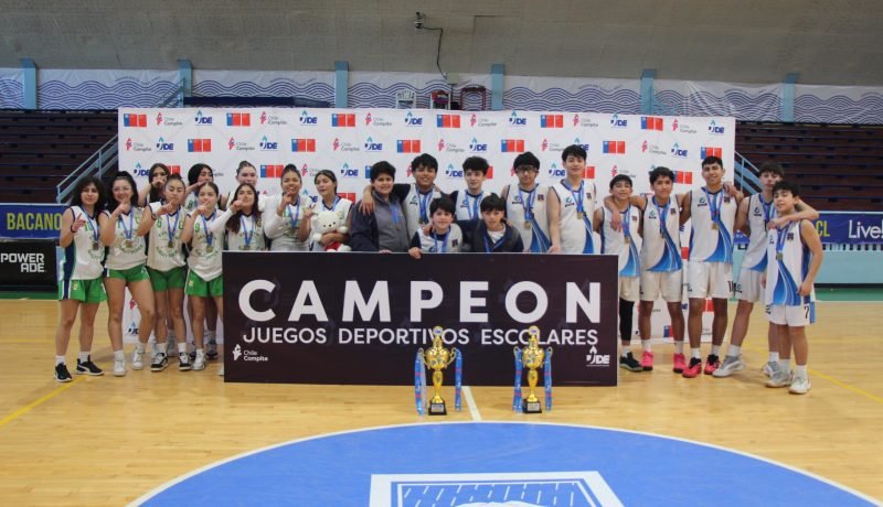 puerto varas y puerto montt final nacional de basquetbol escolar