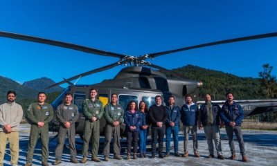 traslado aereo vital alimento para ganado llega a zonas aisladas de cochamo
